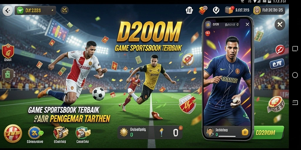 Gameplay menarik di D200M dengan berbagai pilihan taruhan olahraga.