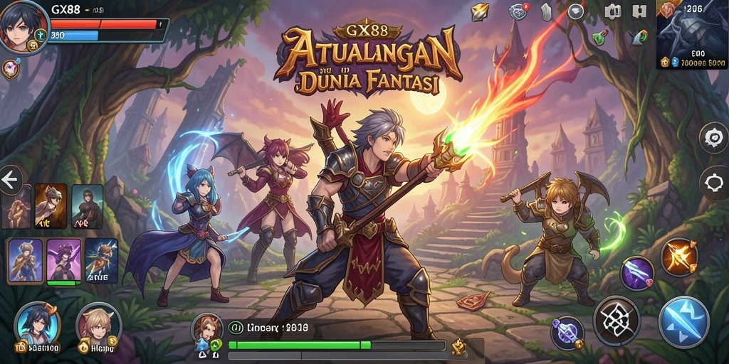 Tampilan mendebarkan dari pertarungan dalam GX88 yang memukau.
