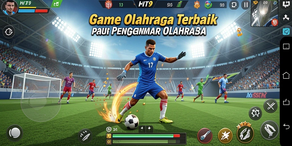 Tampilan gameplay HIT9 yang seru dan mengesankan.