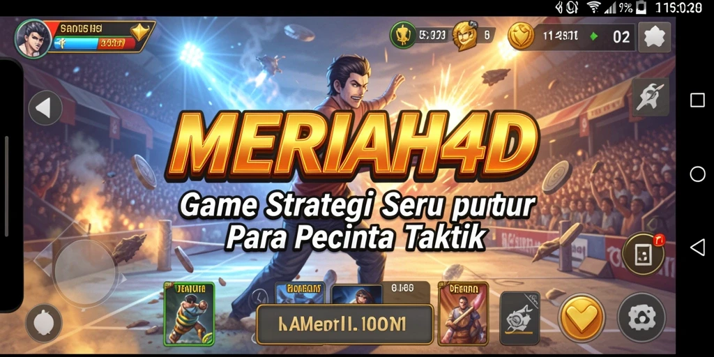 Tampilan aksi seru dalam gameplay MERIAH4D yang penuh strategi.