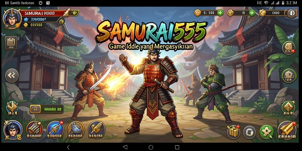 Tampilan gameplay SAMURAI555 yang menarik dan mendebarkan.