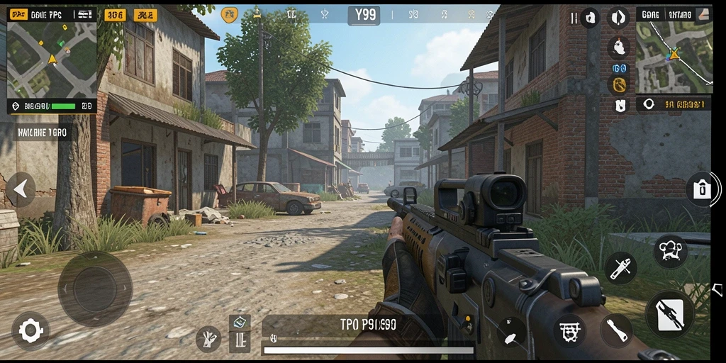 Tampilan gameplay Y89 yang mendebarkan dan penuh aksi.